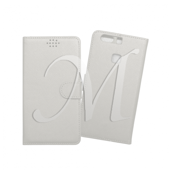 Overtekenen Duplicaat magnetron Custodia a libro con chiusura magnetica flip per Huawei P9 Plus bianco